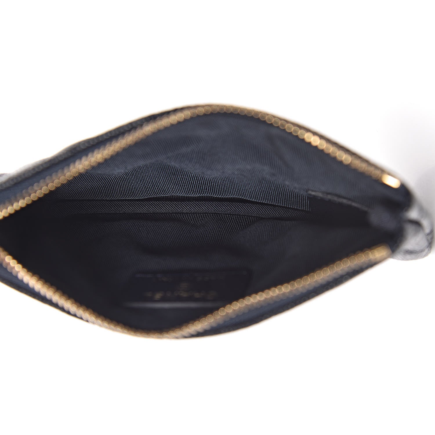 Chanel Caviar Quilted Small Cosmetic Case Navy Blue 5 of 8