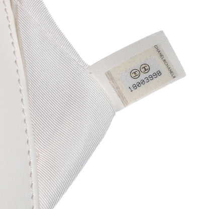 Chanel Lambskin Quilted Large Boy Flap Black White 7 of 7