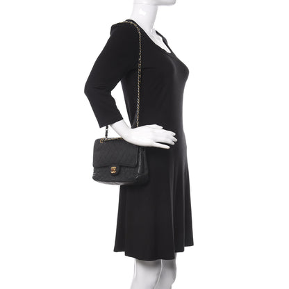 Chanel Caviar Quilted Medium Double Flap Black 2 of 13