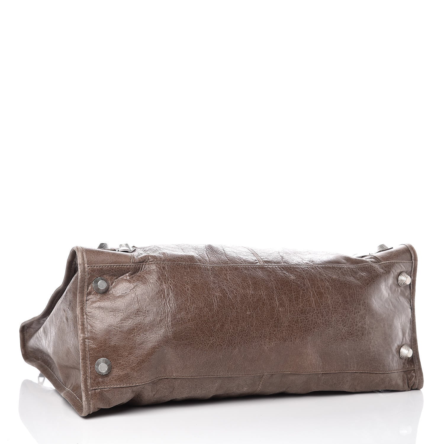 Balenciaga Agneau Giant 21 Silver Hardware Weekender Noix 4 of 12