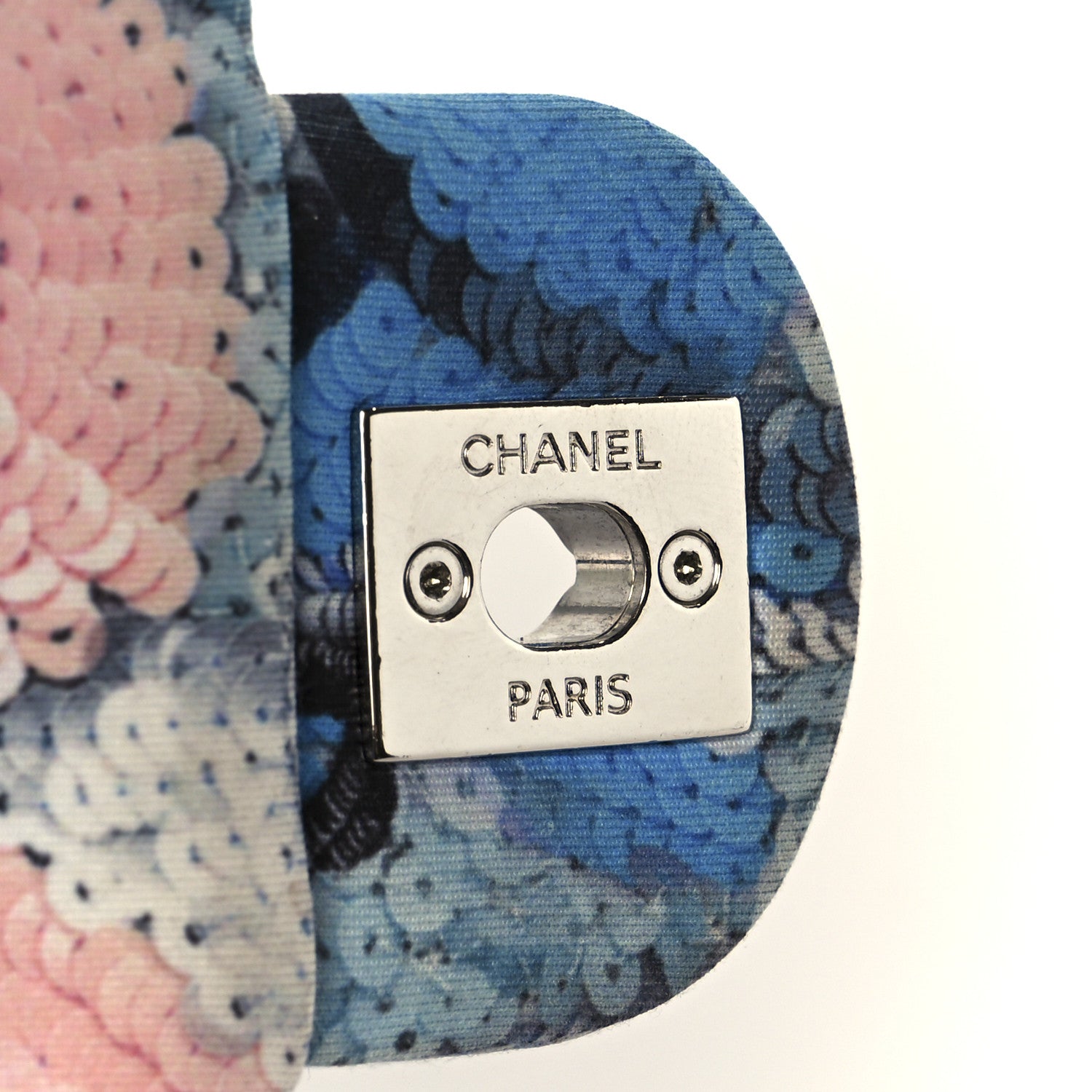 Chanel Canvas Sequin Print Quilted Waist Bag Multicolor 7 of 11