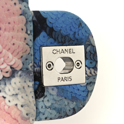 Chanel Canvas Sequin Print Quilted Waist Bag Multicolor 7 of 11