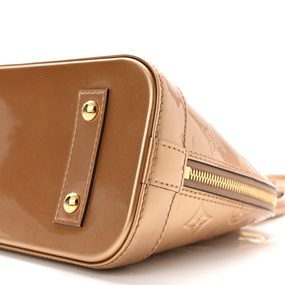 Louis Vuitton Vernis Alma BB Mordore 10 of 12