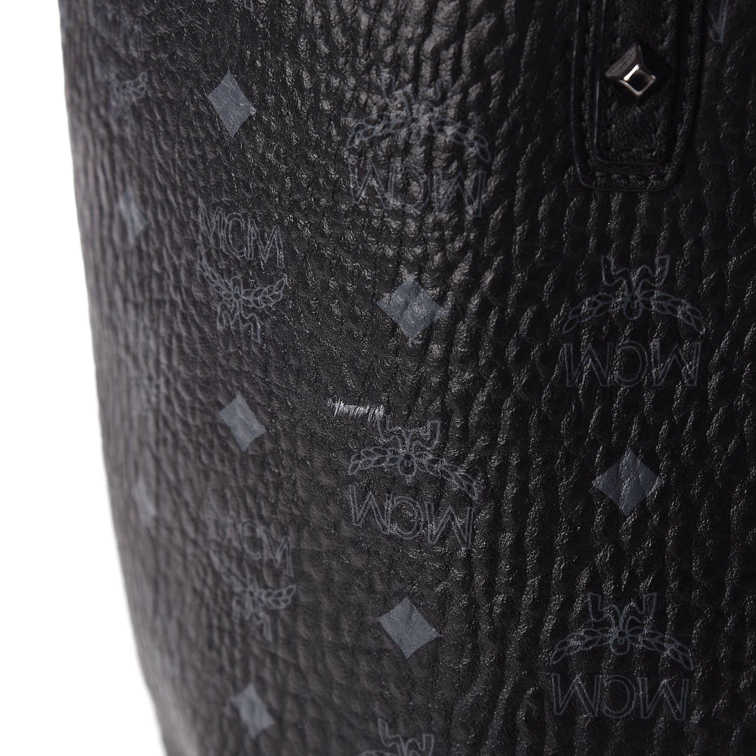 MCM Visetos Medium Project Reversible Shopper Tote Black 13 of 21
