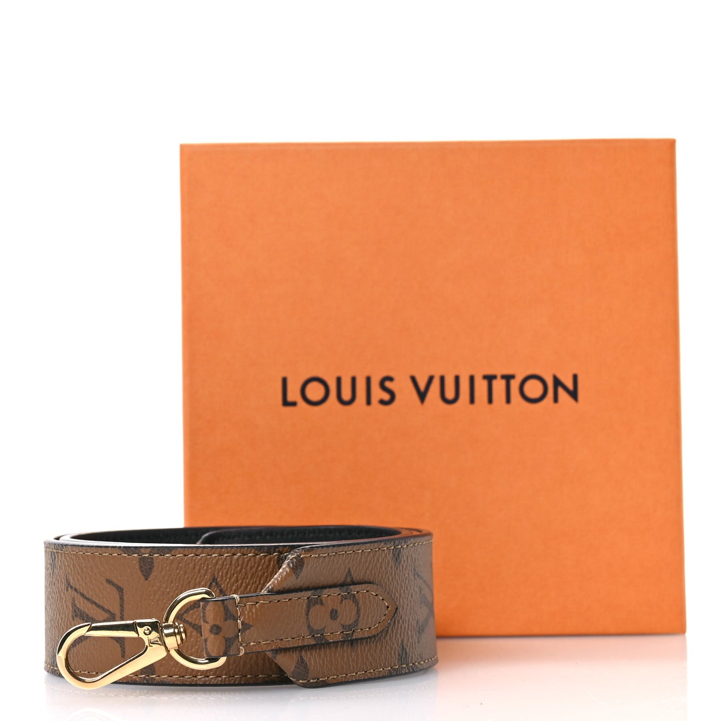 Reverse Monogram Bandouliere Shoulder Strap