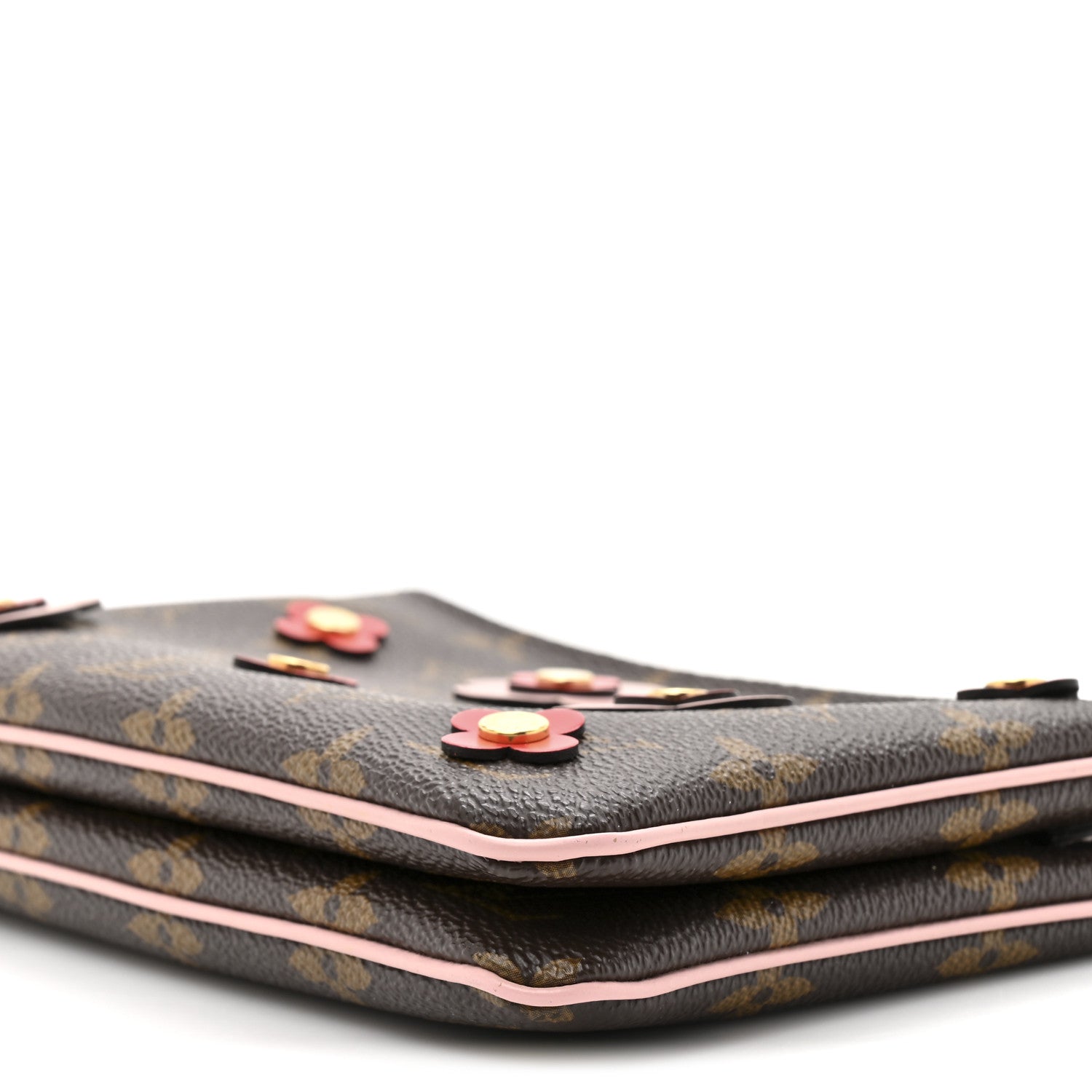 Louis Vuitton Monogram Blooming Flowers Double Zip Pochette