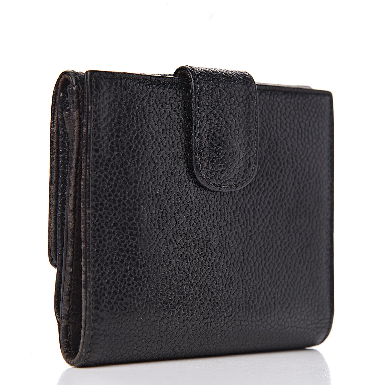 Chanel Caviar Timeless CC Compact Wallet Black 3 of 14