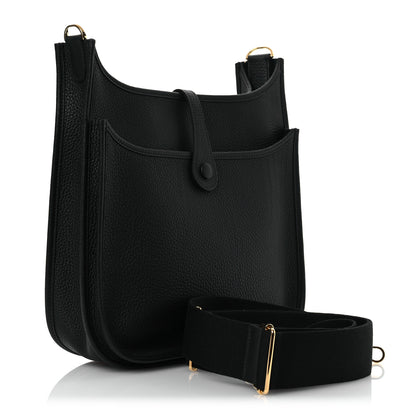 Hermes Taurillon Clemence Evelyne III PM Black 3 of 13