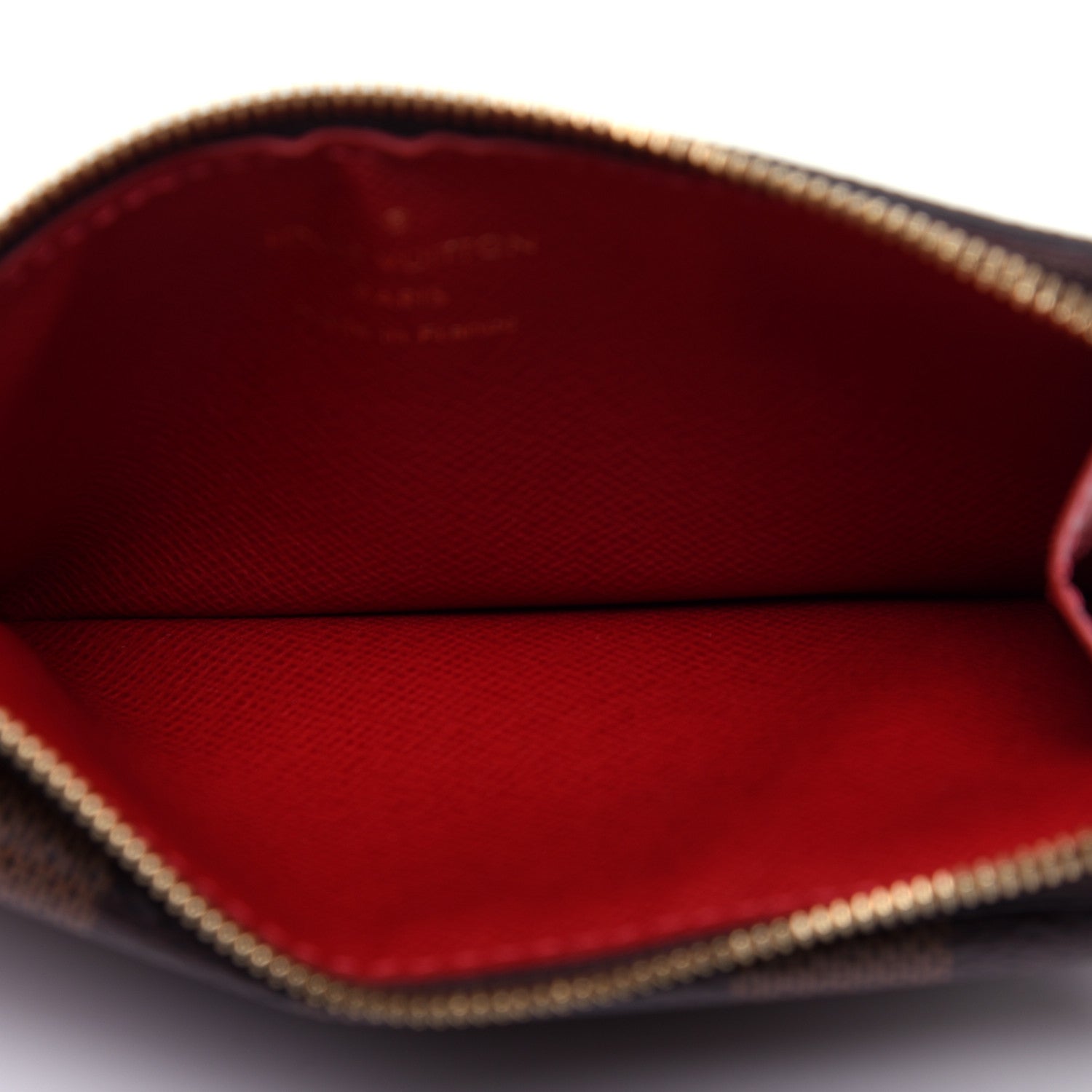 Louis Vuitton Damier Ebene Recto Verso Card Holder Red 5 of 10