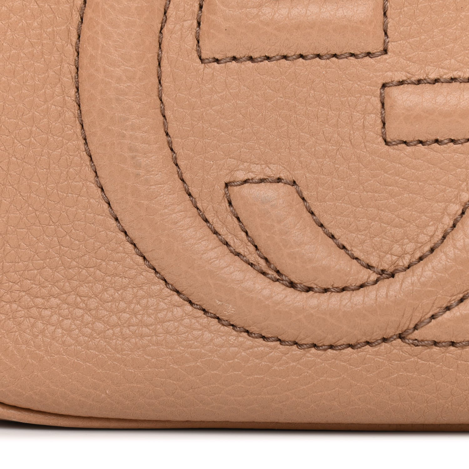 Gucci Pebbled Calfskin Small Soho Disco Bag Rose Beige 13 of 13