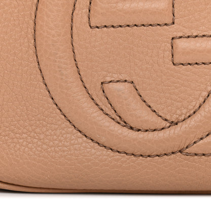 Gucci Pebbled Calfskin Small Soho Disco Bag Rose Beige 13 of 13