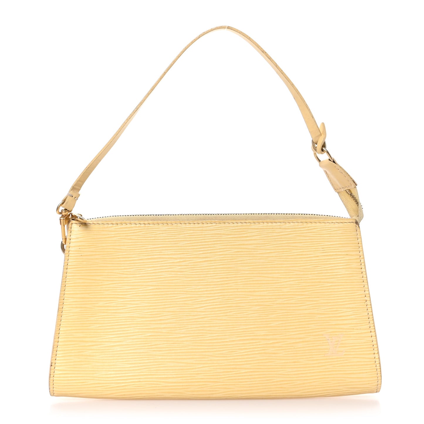 Epi Pochette Accessories 24 Ivory
