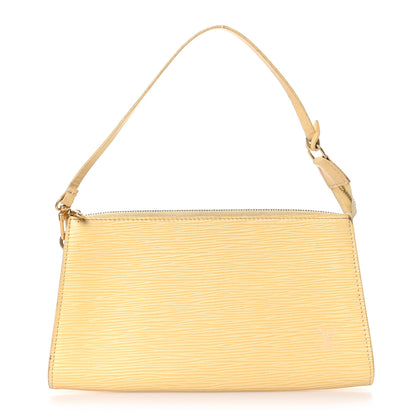 Louis Vuitton Epi Pochette Accessories 24 Ivory 1 of 12
