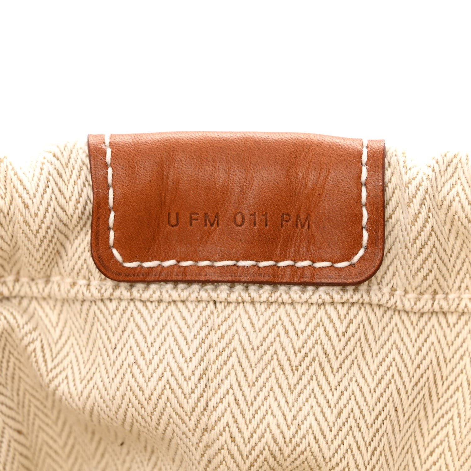 Hermes Canvas Barenia Fourbi 25 MM Pouch Naturel Fauve 7 of 13
