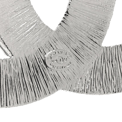 Chanel Baguette Crystal CC Brooch Silver 3 of 3