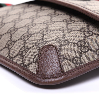 Gucci GG Supreme Monogram Neo Vintage Web Belt Bag Brown 7 of 12