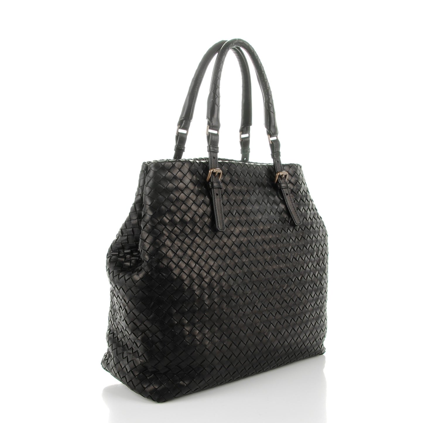 Nappa Intrecciato Tote Nero Black