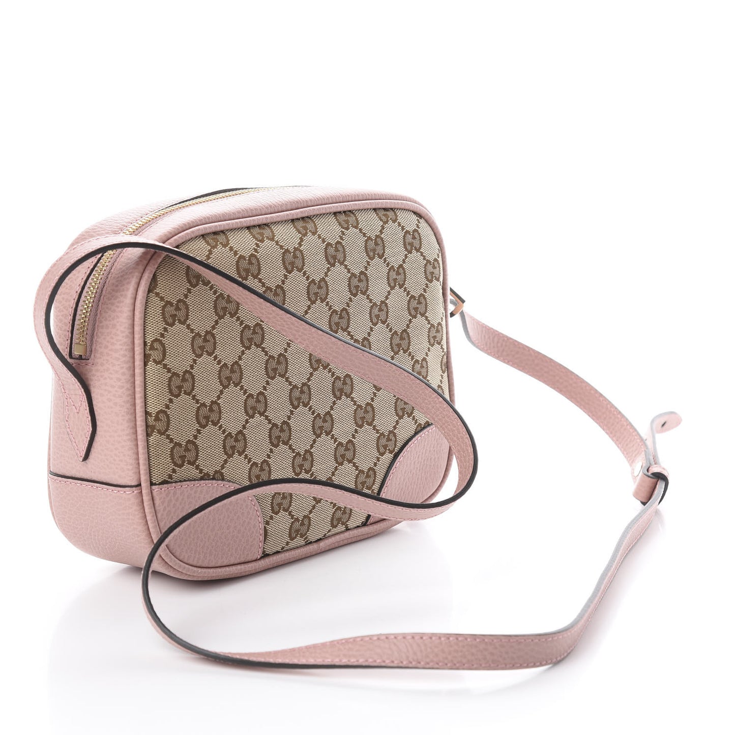 Monogram Mini Bree Messenger Bag Beige Soft Pink