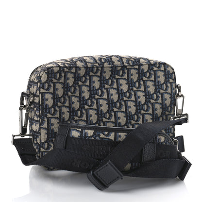 Christian Dior HOMME Oblique Safari Messenger Blue 3 of 8