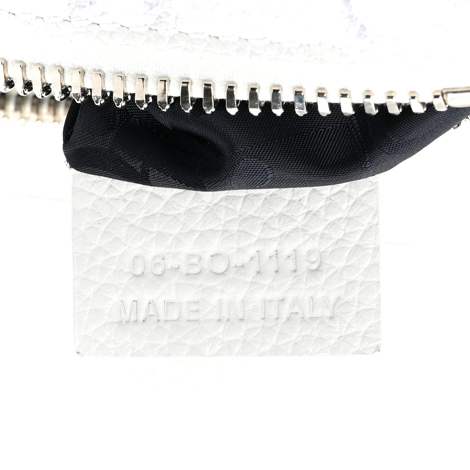 Christian Dior X Daniel Arsham Grained Calfskin Newspaper Print Saddle Bag White 7 of 10