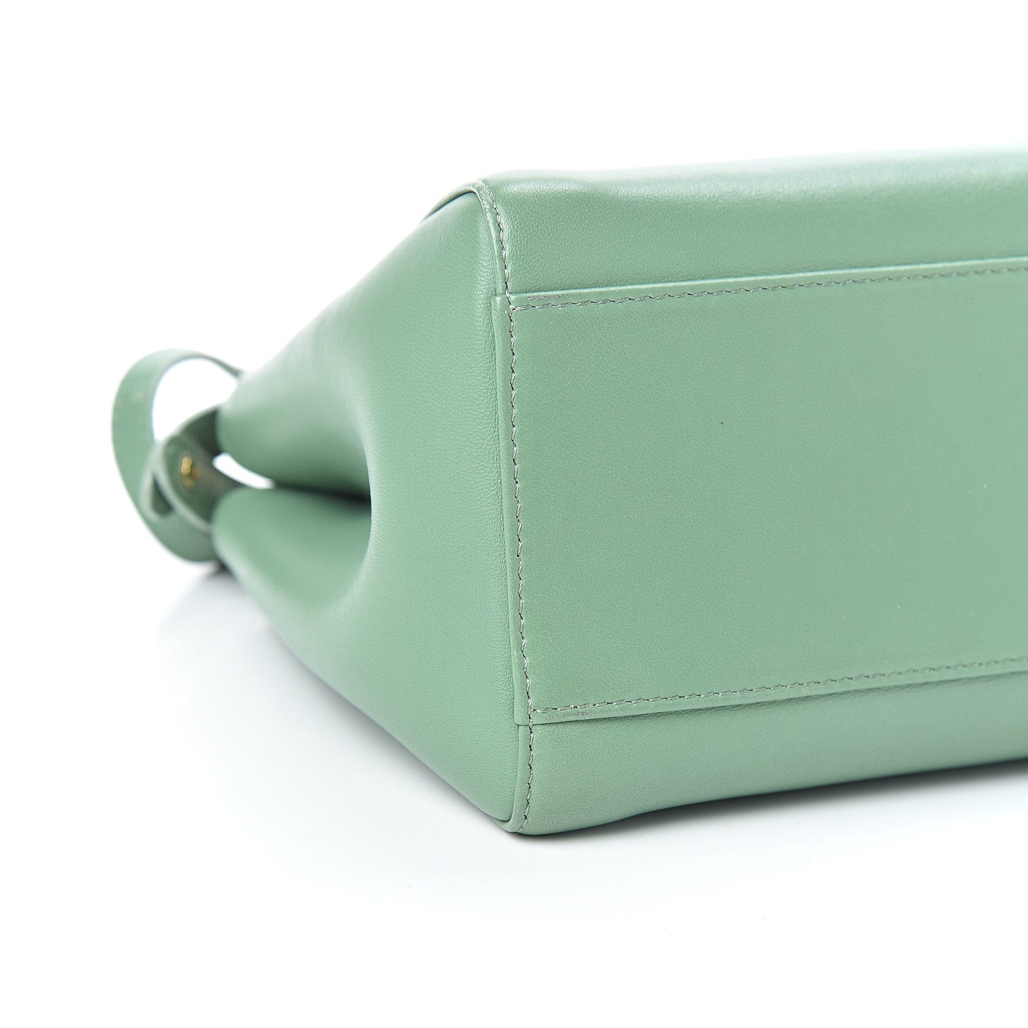 Fendi Nappa Mini Peekaboo Iconic Satchel Menta 10 of 11
