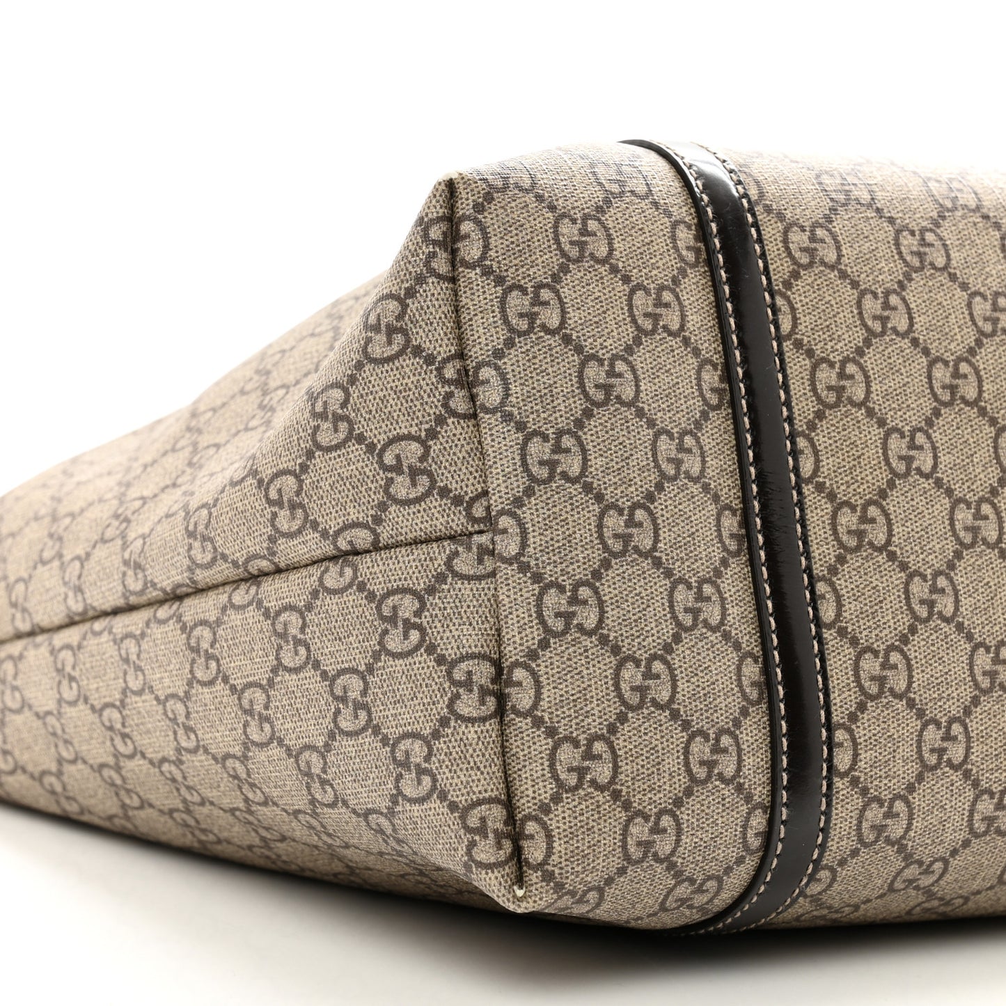 GG Plus Monogram Tattoo Heart Medium Joy Tote Dark Brown
