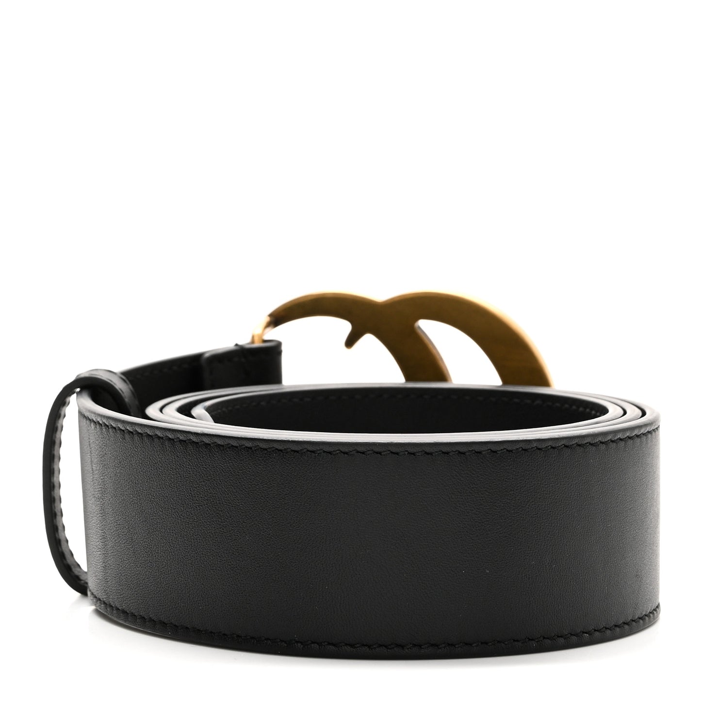Calfskin Double G 40mm Belt 85 34 Black
