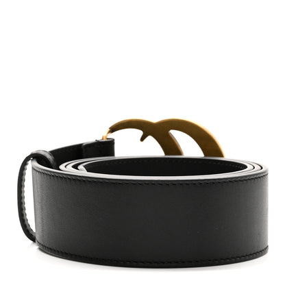 Gucci Calfskin Double G 40mm Belt 85 34 Black 2 of 5