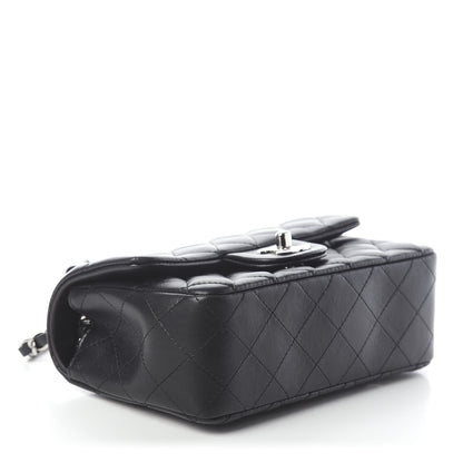 Chanel Lambskin Quilted Mini Rectangular Flap Black 4 of 9