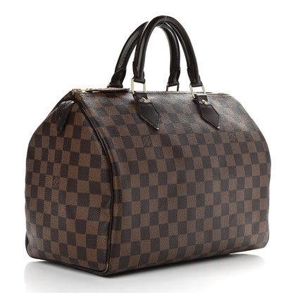 Louis Vuitton Damier Ebene Speedy 30 3 of 9