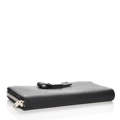 Balenciaga Calfskin Multi Bow Money Wallet Black 4 of 8