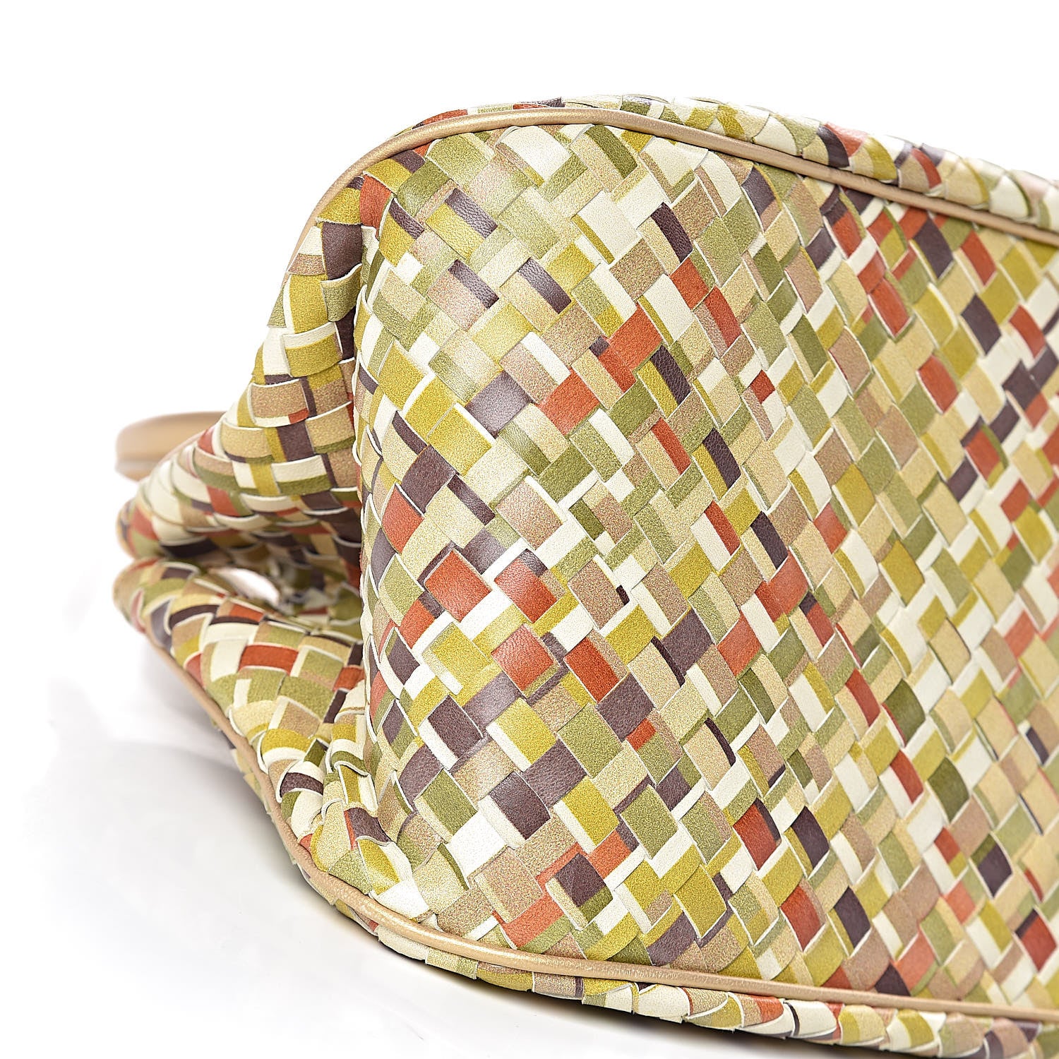 Bottega Veneta Nappa Intrecciato Satchel Multicolor 14 of 16