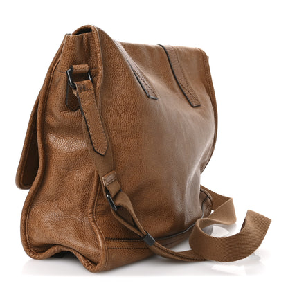 Burberry Calfskin Messenger Bag Tan 3 of 11