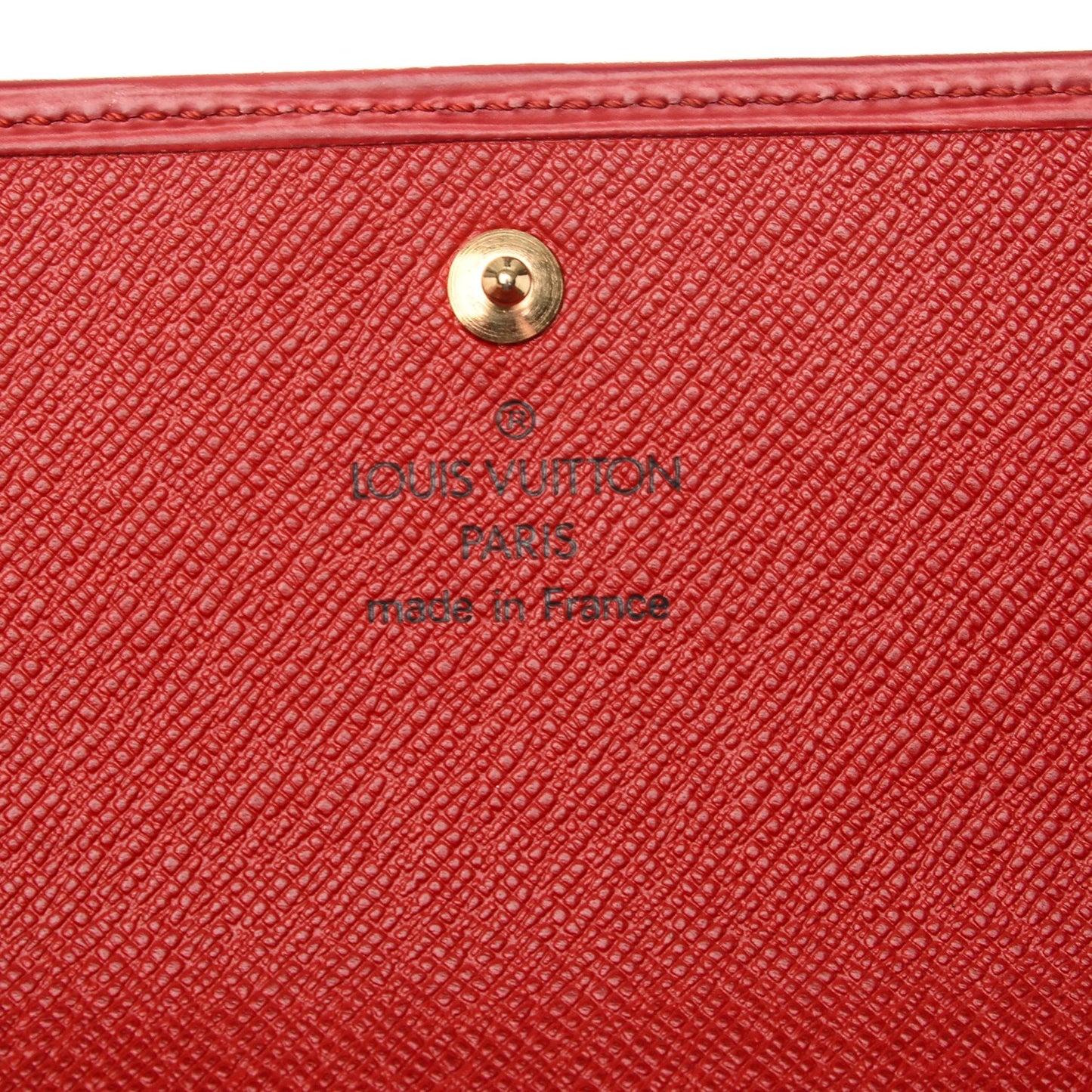 Epi Porte Tresor International Wallet Castillan Red
