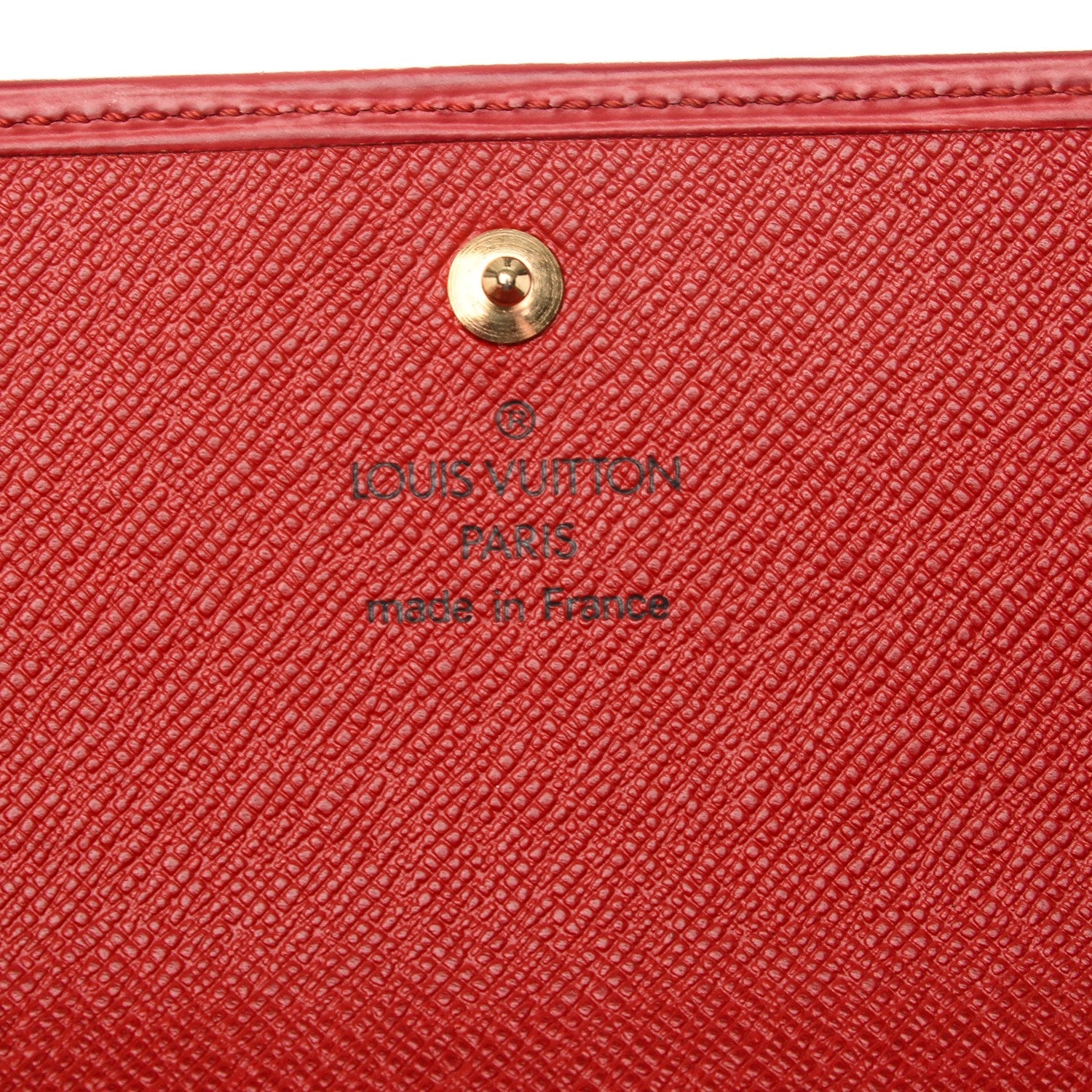 Louis Vuitton Epi Porte Tresor International Wallet Castillan Red 6 of 6