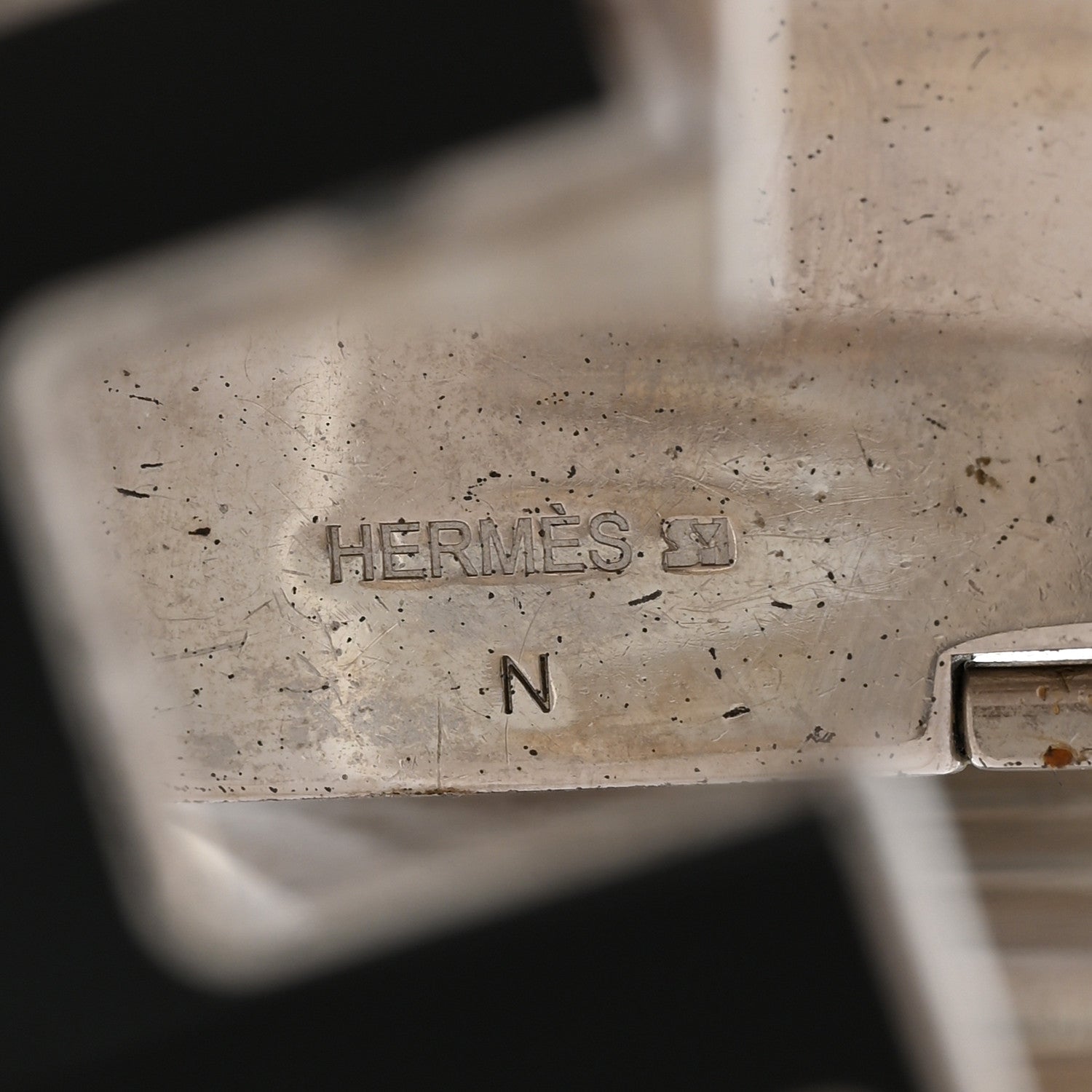 Hermes Enamel Extra Wide Clic Clac H Bracelet GM Black 4 of 5