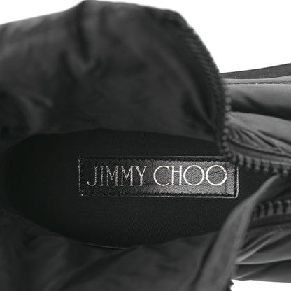 Jimmy Choo Quilted Barley Padded Nylon Kai Snow Boots 37 Black 7 of 7