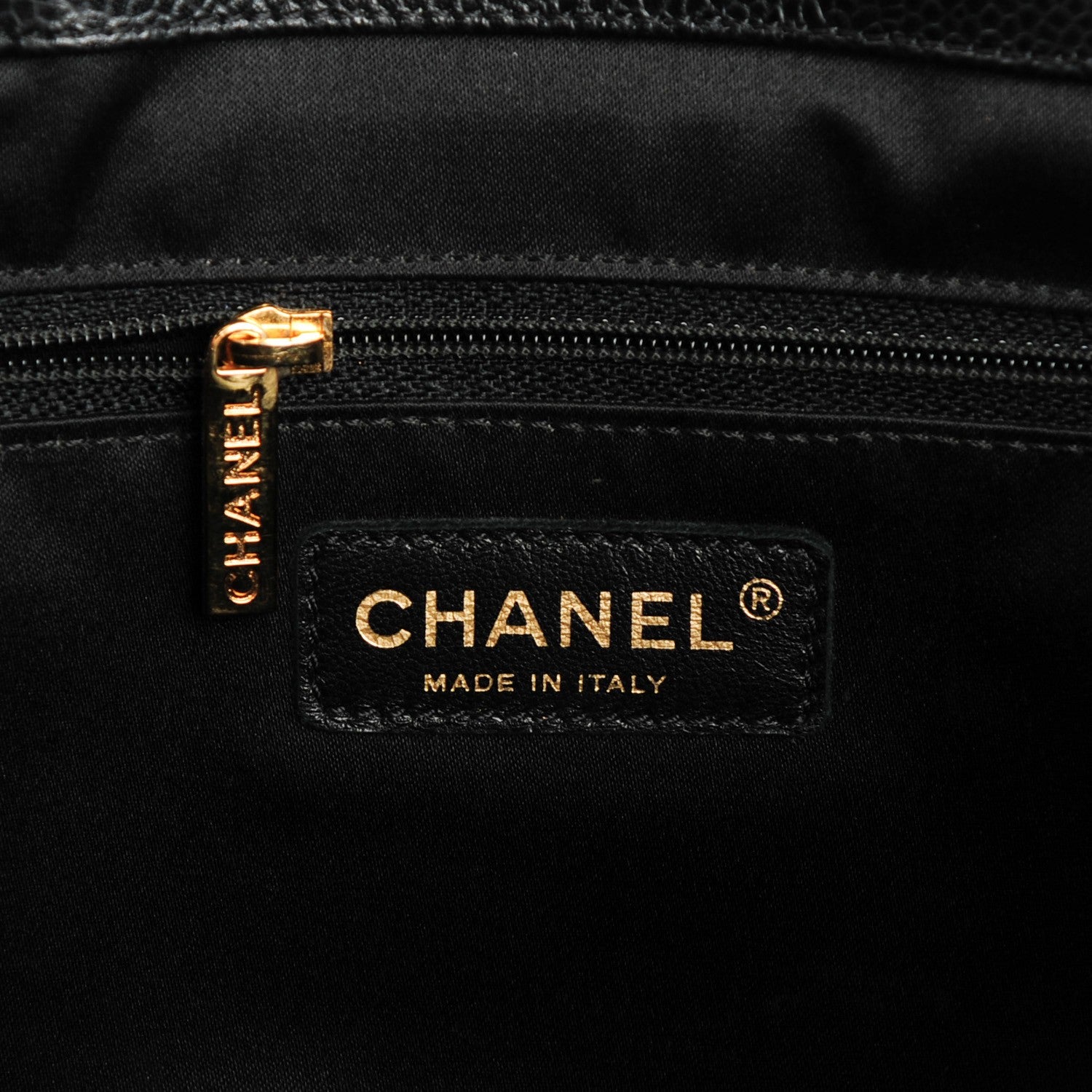 Chanel Caviar Quilted XL Grand Shopping Tote GST Black 6 of 7