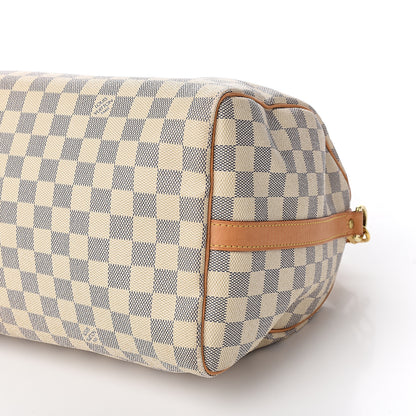 Louis Vuitton Damier Azur Speedy Bandouliere 35 10 of 13