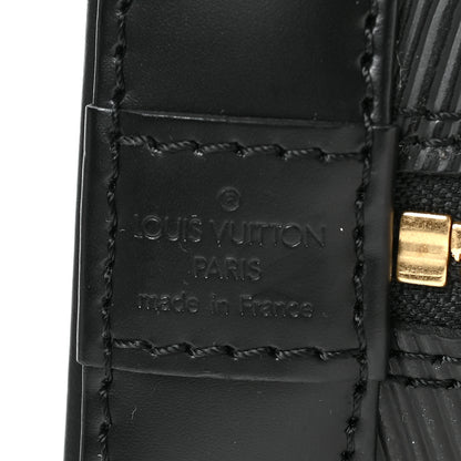 Louis Vuitton Epi Love Lock Alma BB Black 6 of 8