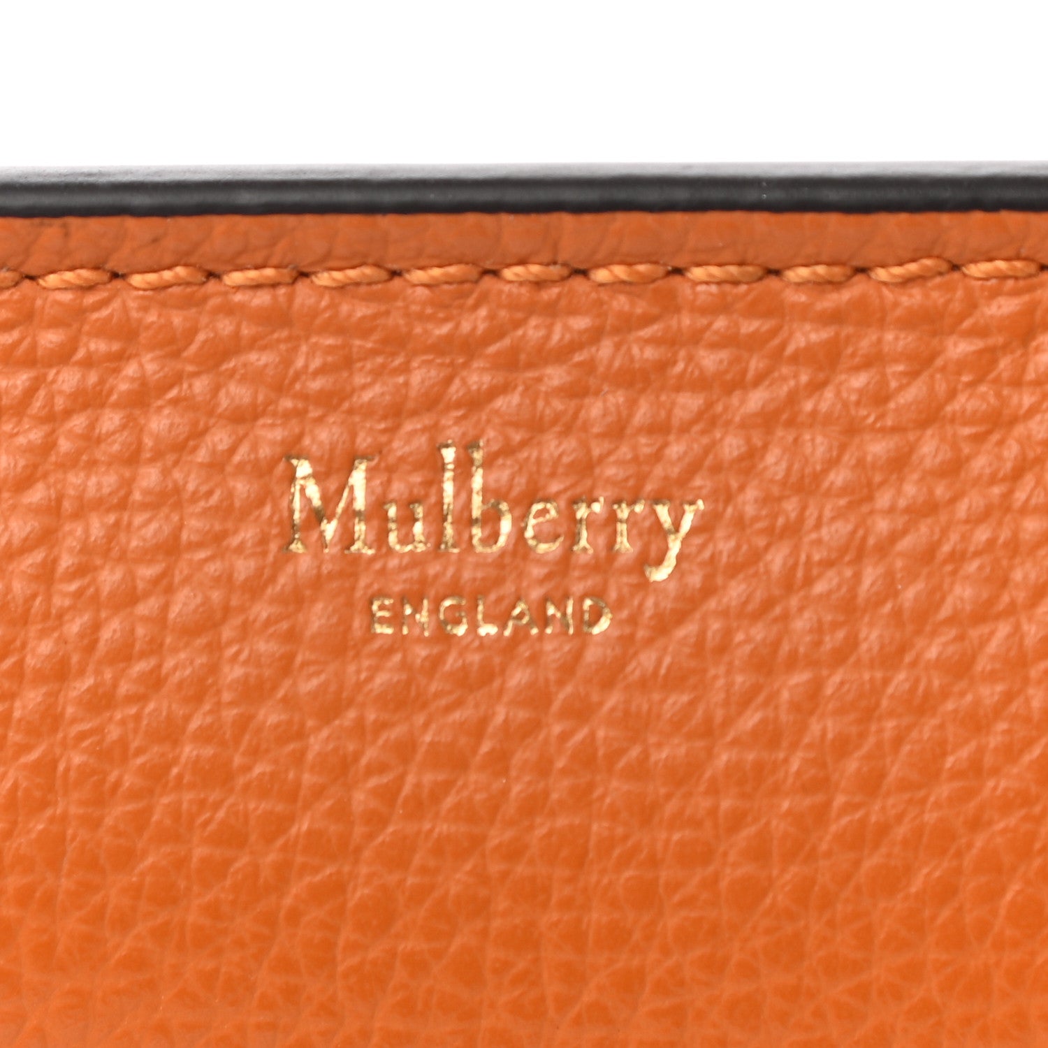 Mulberry Classic Grain Amberley Wallet Orange 7 of 7