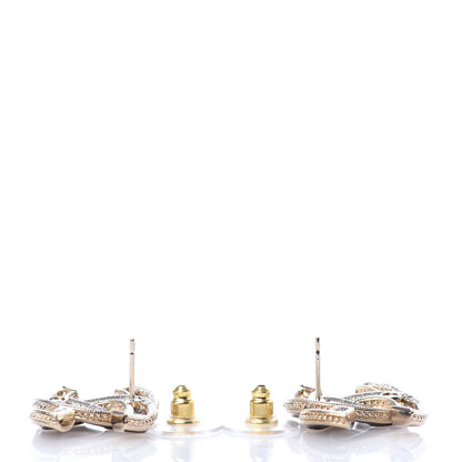 Chanel Enamel CC Earrings Black Gold 3 of 4