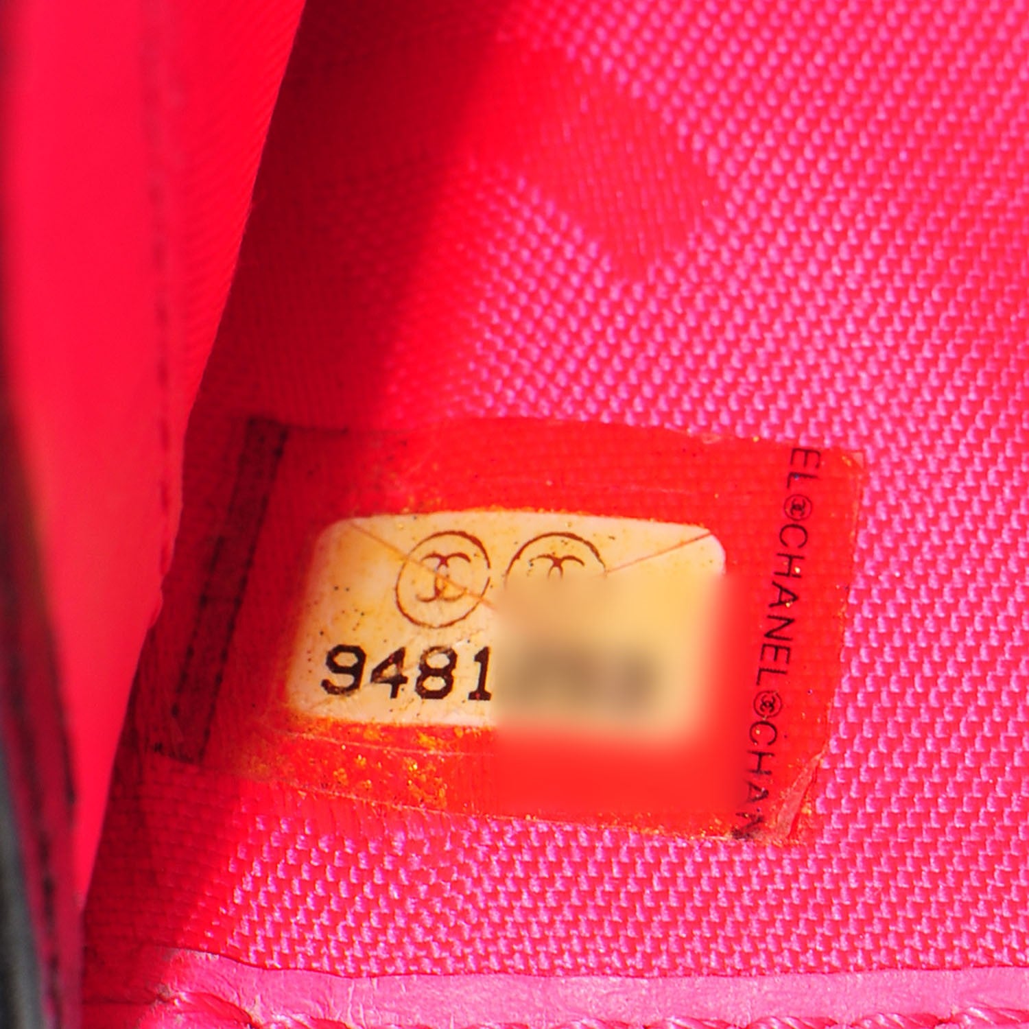 Chanel Calfskin Quilted Cambon Bi-Fold Wallet Black White 7 of 8