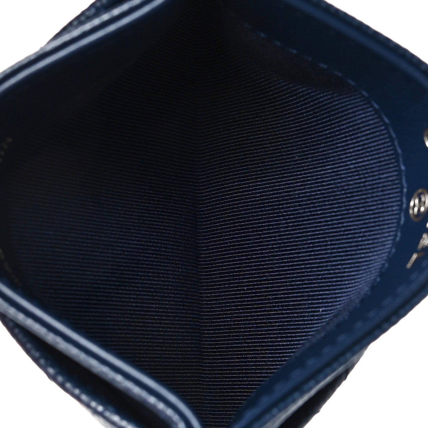 Chanel Caviar Quilted Card Holder Navy 5 of 8