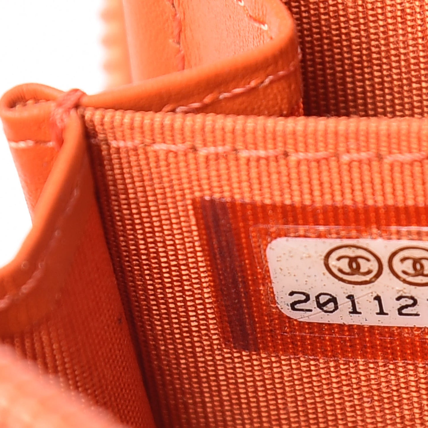 Patent Caviar Timeless Zip Around Wallet Orange