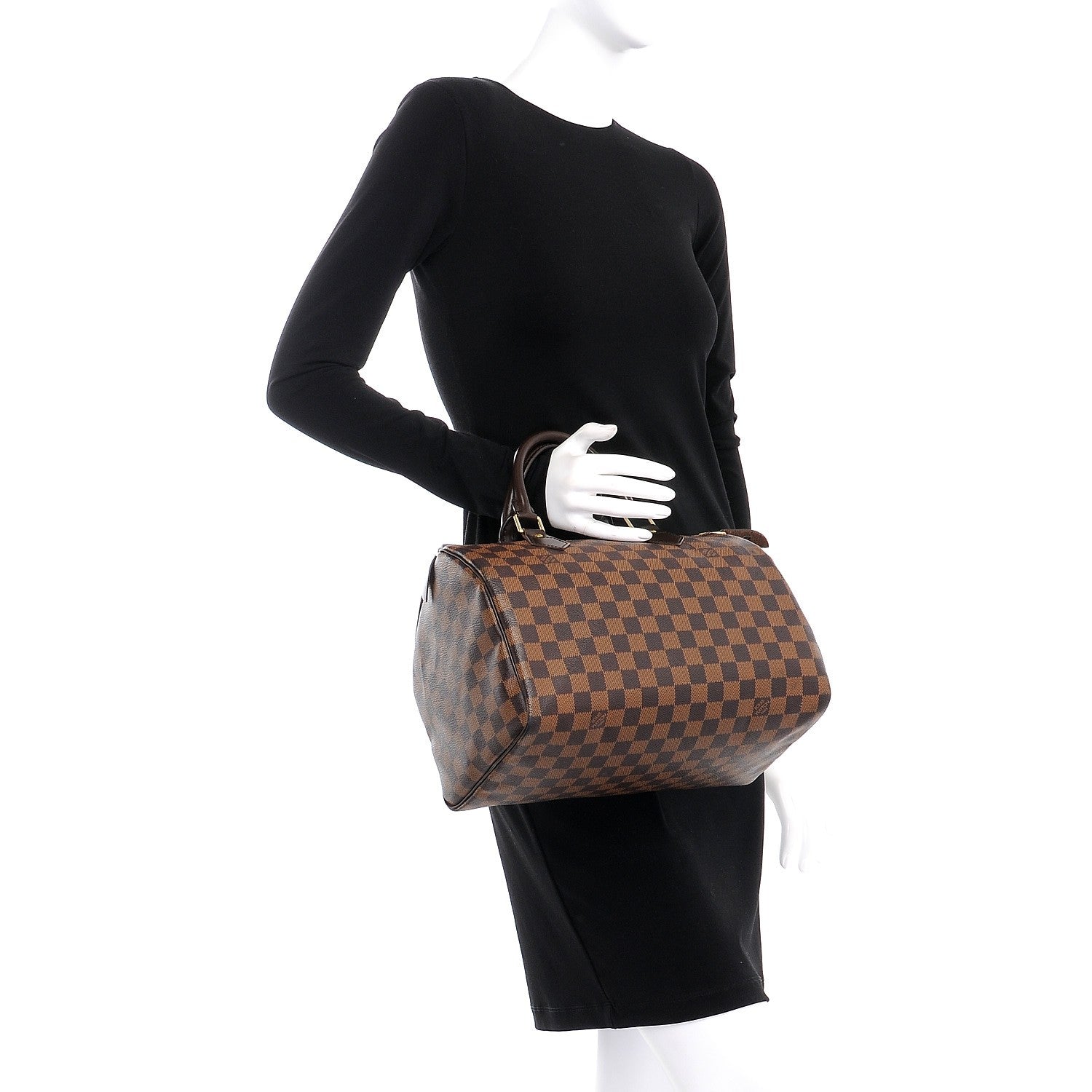 Louis Vuitton Damier Ebene Speedy 30 2 of 7