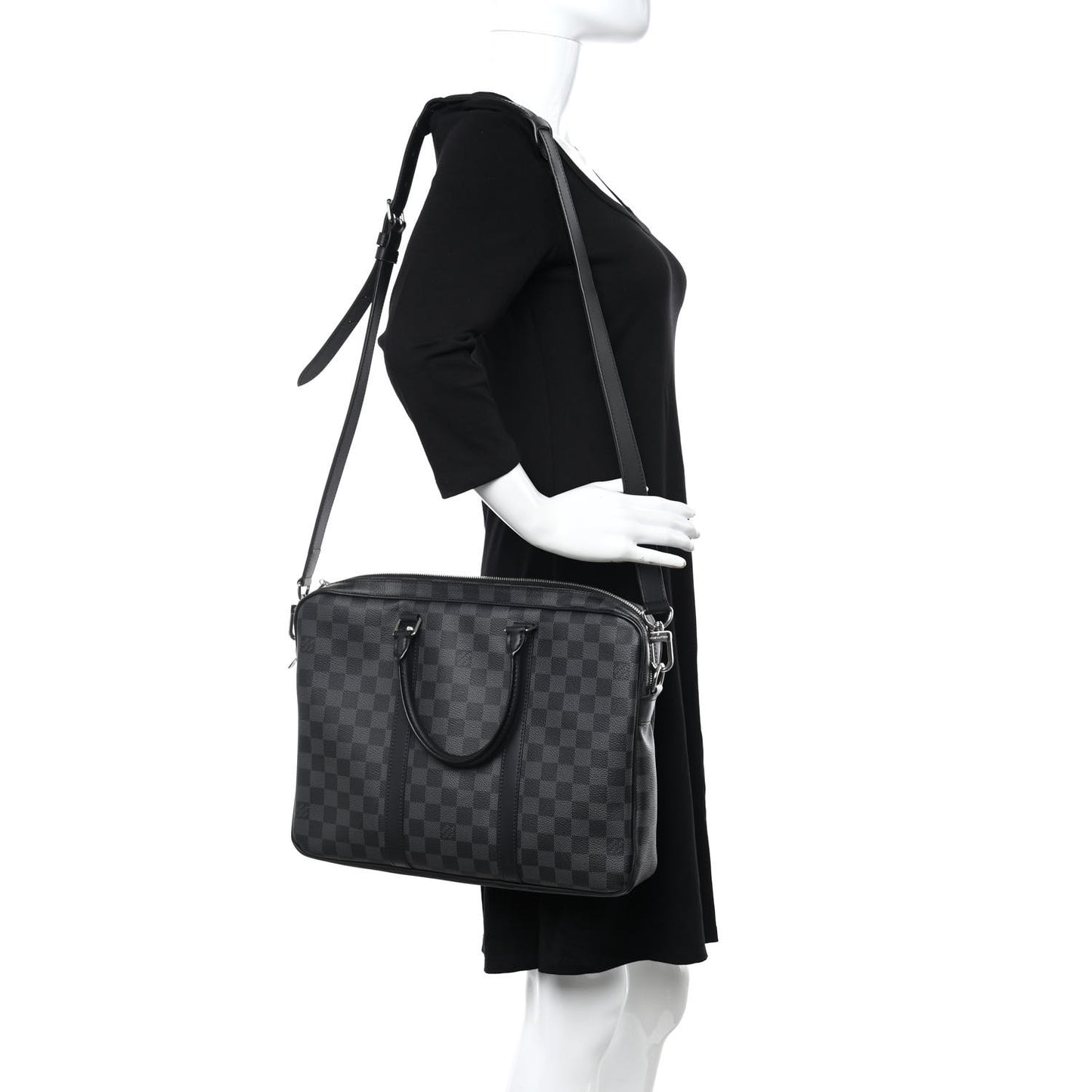 Damier Graphite Porte Documents Voyage PM