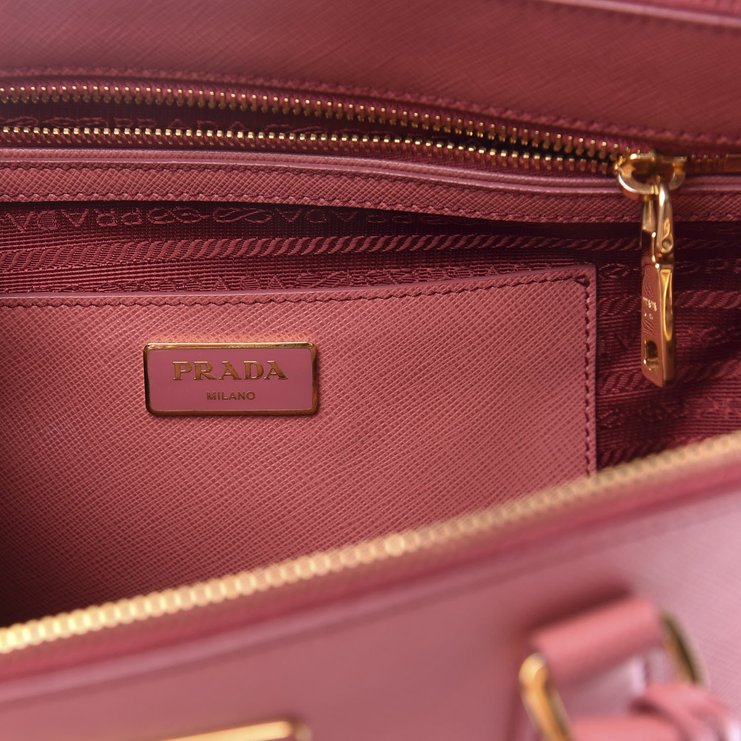Prada Saffiano Lux Galleria Front Pocket Tote Tamaris 8 of 14