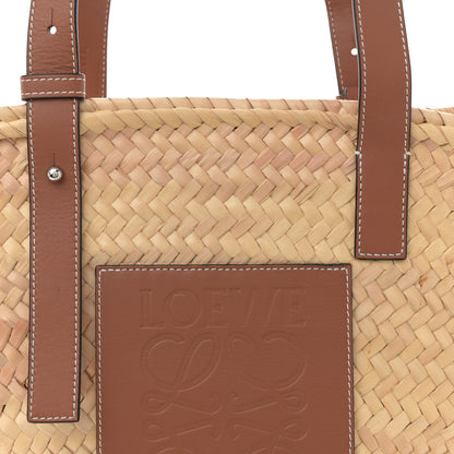 Loewe Raffia Medium Basket Tote Bag Natural Tan 7 of 11