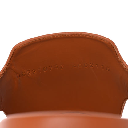 Hermes Calfskin Womens Empire Sandals 39 Marron Glaise 8 of 9